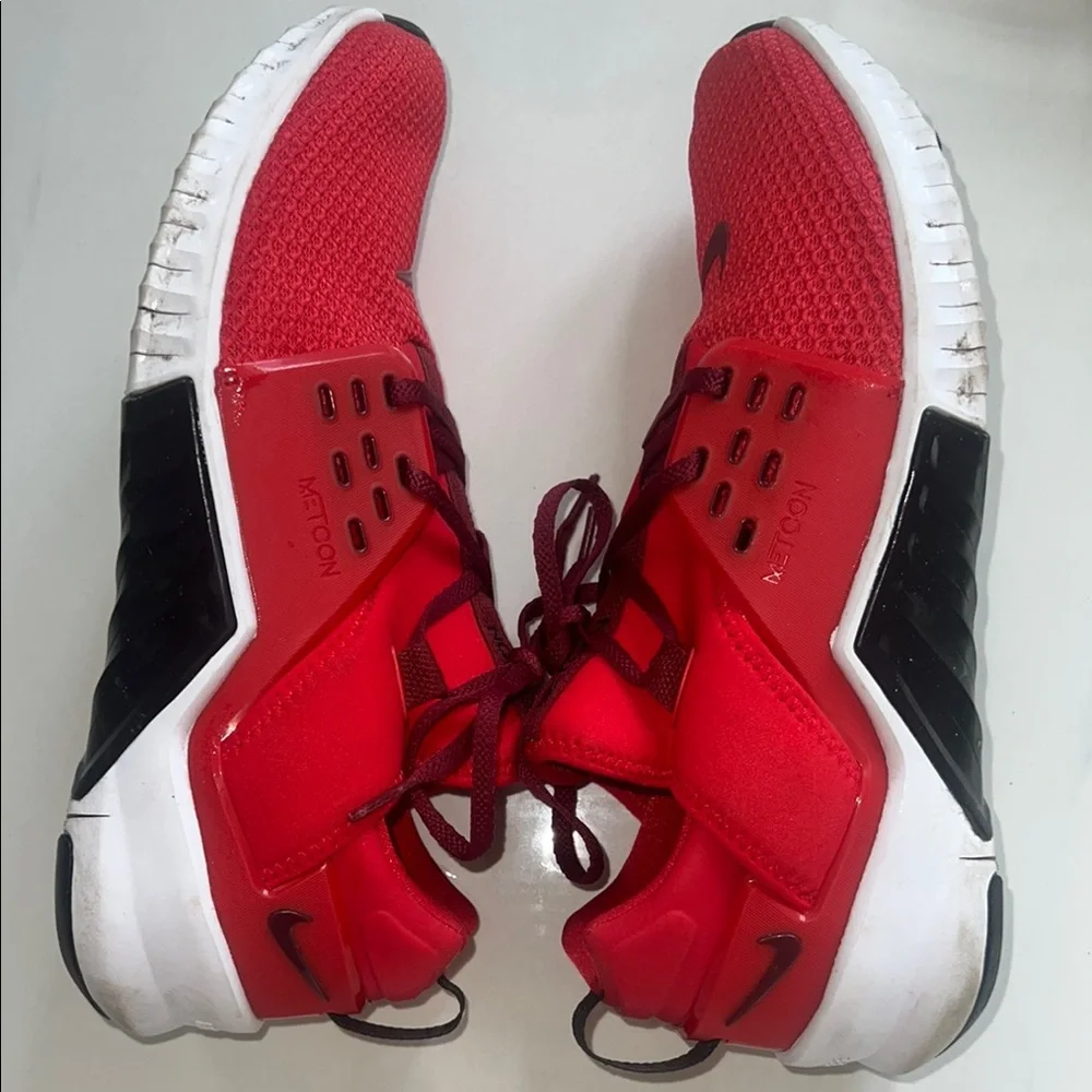 Nike Red Metcon Athletic Shoes Size 10 - Picture 5 of 7